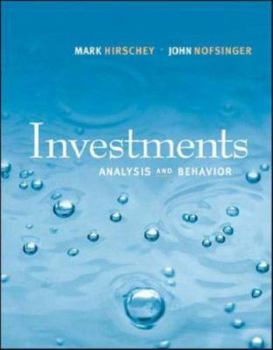Hardcover Investments: Analysis and Behavior with S&p Bind-In Card Book