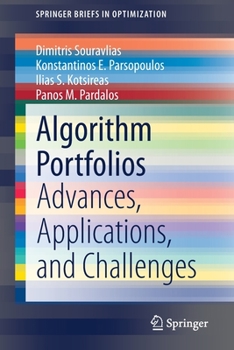 Paperback Algorithm Portfolios: Advances, Applications, and Challenges Book