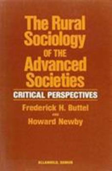 Paperback Rural Sociology of the Advanced Societies Book