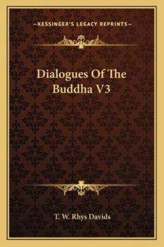 Paperback Dialogues Of The Buddha V3 Book