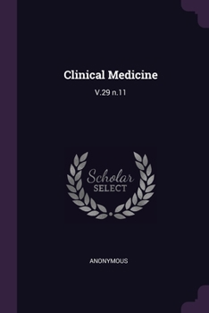 Paperback Clinical Medicine: V.29 n.11 Book