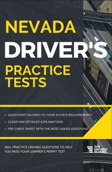 Paperback Nevada Driver's Practice Tests Book