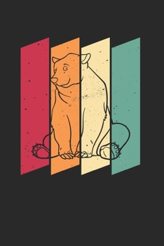 Bär Notizbuch: Bär Notizbuch für Liebhaber / Notizheft / Notizblock A5 (6x9in) Dotted Notebook / Punkteraster / 120 gepunktete Seiten (German Edition)