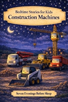 Paperback Construction Machines: Bedtime Stories for Kids Book