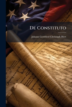 Paperback De Constituto Book