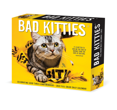Calendar Bad Kitties 2022 Box Calendar - Cats and Kittens Daily Desktop Book