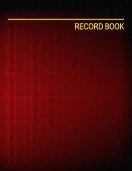 Paperback Record Book: 3 Columns, 8.5x11", 128 Pages Book