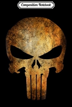 Composition Notebook: Marvel The Punisher Logo Anatomical Skull Graphic  Journal/Notebook Blank Lined Ruled 6x9 100 Pages