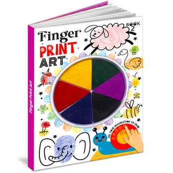 Paperback Finger print art coloring book- 2 Book