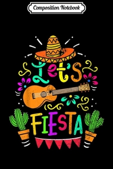 Composition Notebook: Cinco De Mayo Cactus Sombrero Fiesta Guitar  Journal/Notebook Blank Lined Ruled 6x9 100 Pages