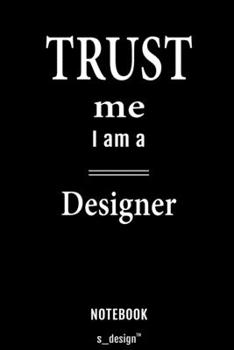 Notebook for Designers / Designer: awesome handy Note Book [120 blank lined ruled pages]