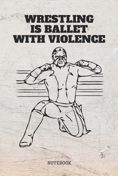 Paperback Notebook: Wrestling Sport Sumo Coaching Training Planner / Organizer / Lined Notebook (6" x 9") Book