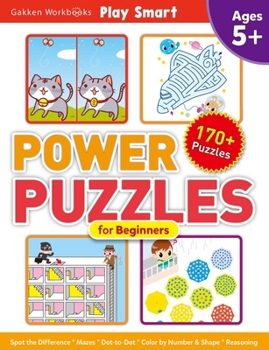 Paperback Play Smart Power Puzzles for Beginners: Ages 5+ Book