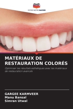 Paperback Matériaux de Restauration Colorés [French] Book