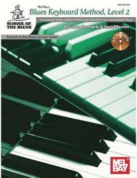 Paperback Blues Keyboard Method, Level 2 Book