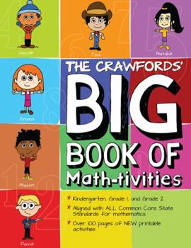 Paperback The Crawfords' Big Book of Math-tivities Book