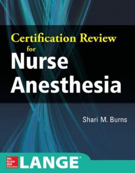 Paperback Certification Review for Nurse Anesthesia Book