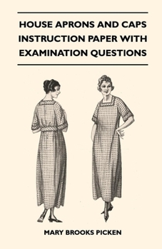 Paperback House Aprons and Caps - Instruction Paper with Examination Questions Book