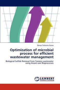 Paperback Optimization of microbial process for efficient wastewater management Book