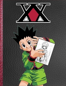 Paperback Hunter x Hunter Coloring Book: Black Edition Most Powerful Characters Coloring Adventures [Large Print] Book