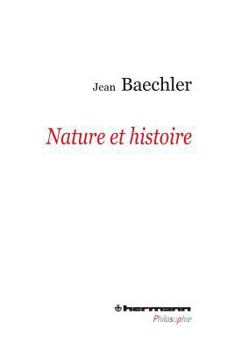 Paperback Nature et histoire [French] Book
