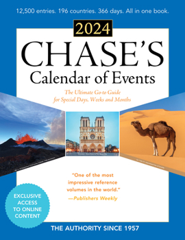 Paperback Chase's Calendar of Events 2024: The Ultimate Go-To Guide for Special Days, Weeks and Months Book