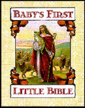 Hardcover Babys First Little Bible Book