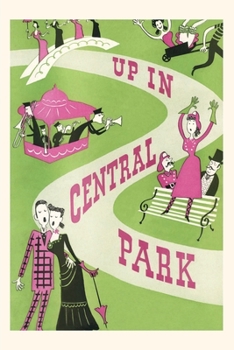 Paperback Vintage Journal Up in Central Park Poster Book