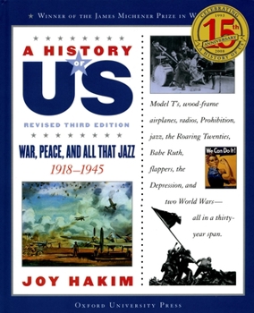 Paperback A History of Us: War, Peace, and All That Jazz: 1918-1945a History of Us Book Nine Book