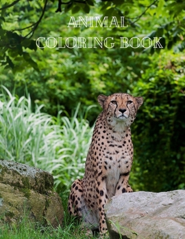 Paperback Animal Coloring Book: Actvity Coloring Pages for Kids Book