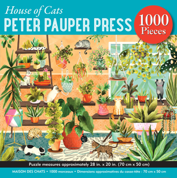 Misc. House of Cats 1000 Piece Jigsaw Puzzle Book