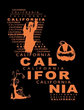 Paperback California: Journal Composition Notebook 7.44" x 9.69" 100 pages 50 sheets Book