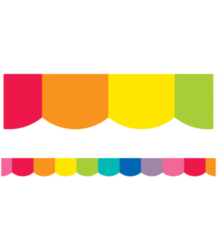 Misc. Supplies Hello Sunshine Rainbow Scalloped Borders Book