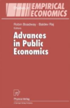 Hardcover Advances in Public Economics Book