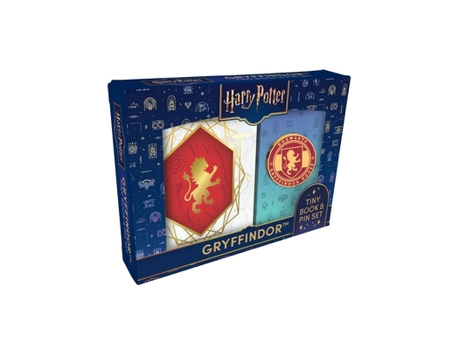Paperback Harry Potter: Gryffindor Tiny Book and Pin Set [With Pens/Pencils] Book