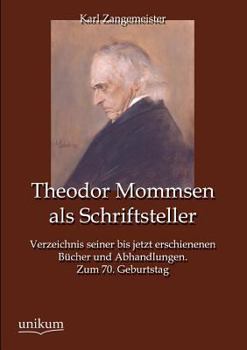 Paperback Theodor Mommsen ALS Schriftsteller [German] Book