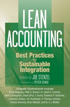 Hardcover Lean Accounting: Best Practices for Sustainable Integration Book