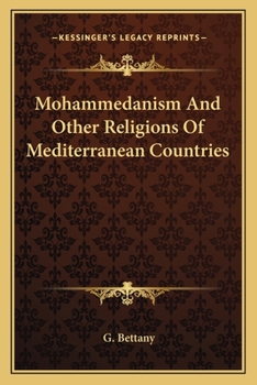 Paperback Mohammedanism And Other Religions Of Mediterranean Countries Book
