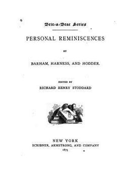 Paperback Personal Reminiscences by Barham, Harness, and Hodder Book