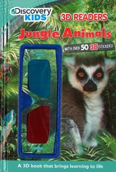 Hardcover Jungle Animals (Discovery Kids 3D Readers) Book