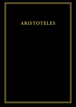 Hardcover Aristoteles, BAND 1/I, Kategorien [German] Book