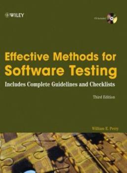 Hardcover Effective Methods for Software Testing [With CDROM] Book