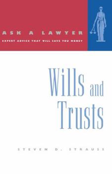 Paperback Ask a Lawyer: Wills and Trusts Book