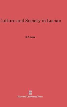 Hardcover Culture and Society in Lucian Book