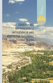 Paperback Governance Approaches to Mitigation of and Adaptation to Climate Change in Asia Book