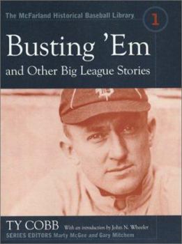 Paperback Busting 'em and Other Big League Stories Book