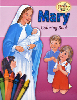 Paperback Coloring Book about Mary Book