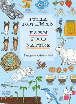 Calendar Julia Rothman: Farm, Food, Nature Engagement Calendar 2021 Book