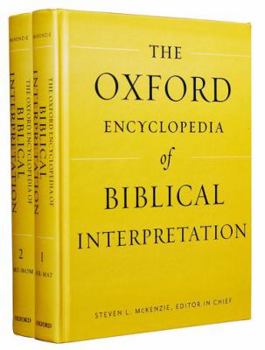 Hardcover The Oxford Encyclopedia of Biblical Interpretation Book