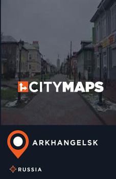 Paperback City Maps Arkhangelsk Russia Book